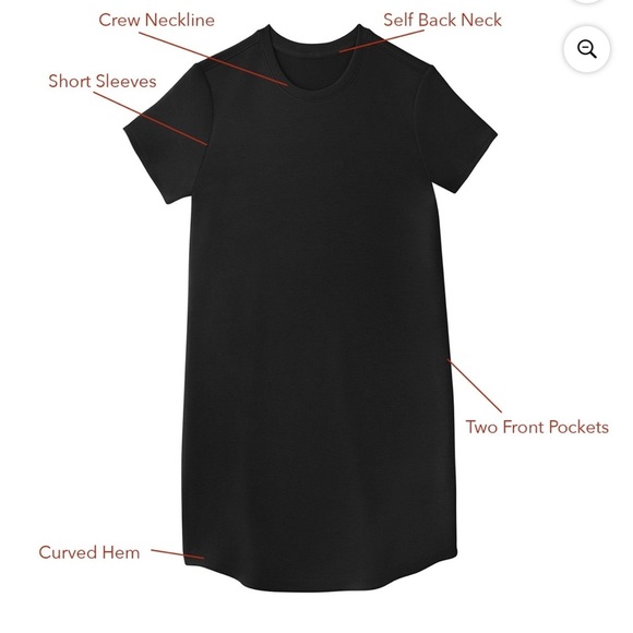 Black Mini Dress - Picture 2 of 7